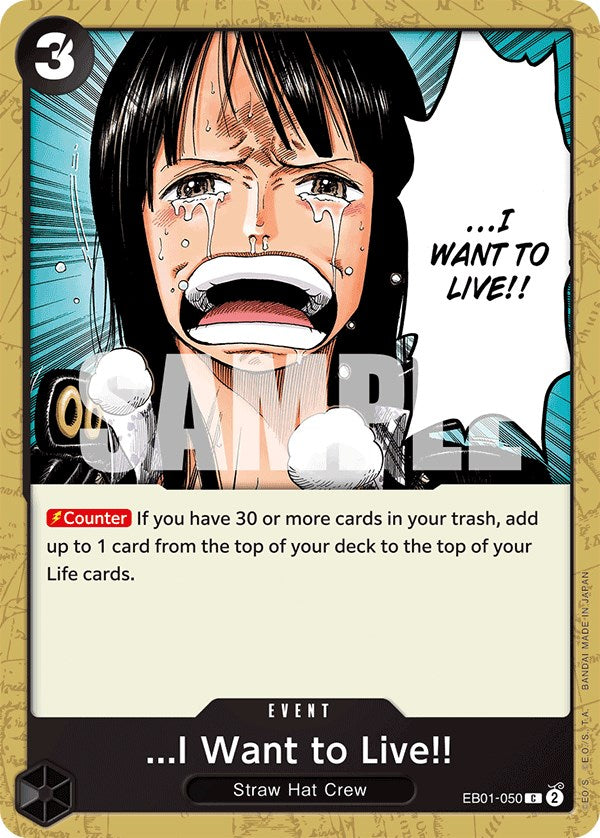 ...I Want to Live!! [Extra Booster: Memorial Collection] | Cards and Coasters CA
