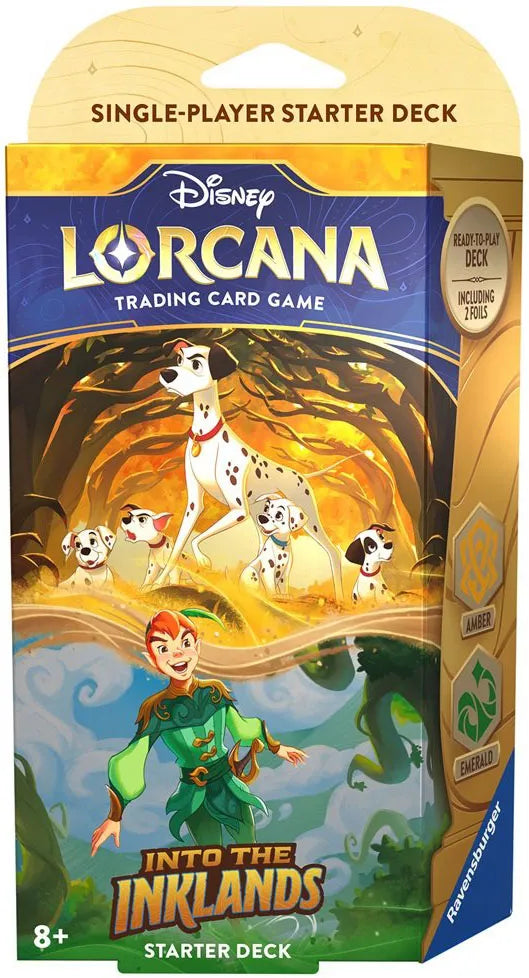 Lorcana - Into the Inkland Starter deck - Emerald/Amber | Cards and Coasters CA