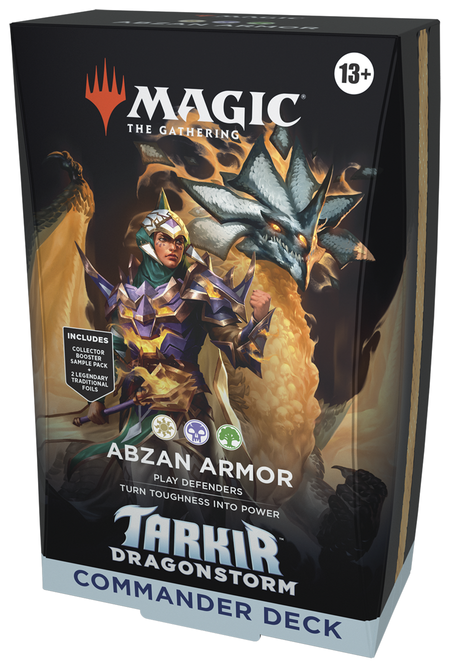 Magic: The Gathering Tarkir: Dragonstorm Commander Deck Abzan Armor | Cards and Coasters CA