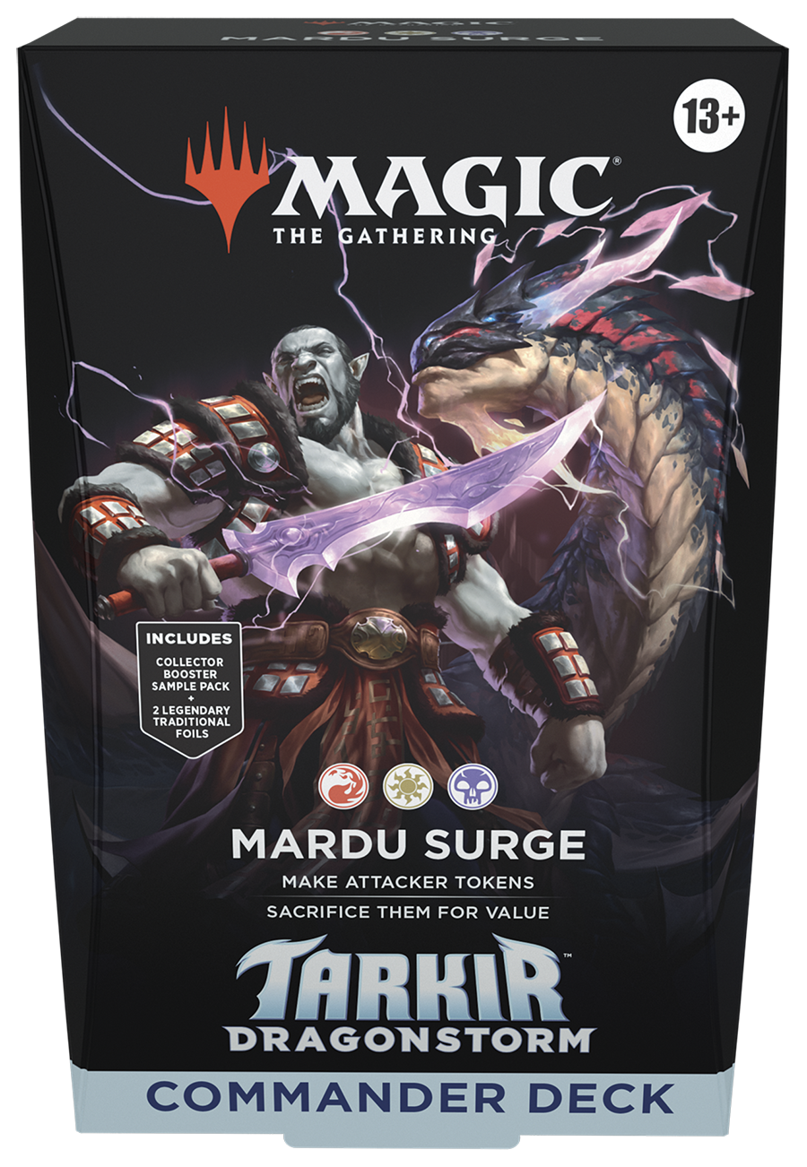 Magic: The Gathering Tarkir: Dragonstorm Commander Deck Mardu Surge | Cards and Coasters CA