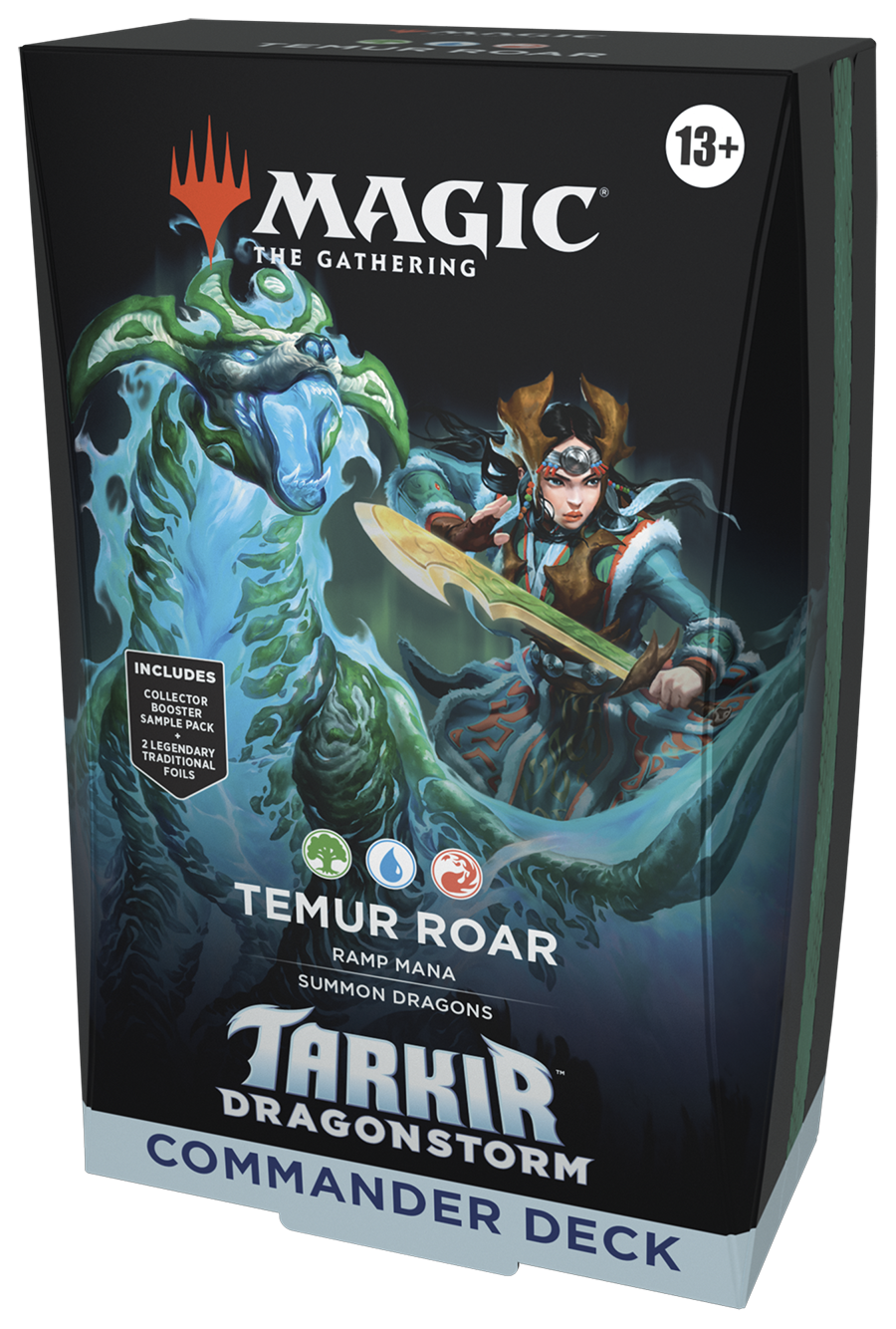 Magic: The Gathering Tarkir: Dragonstorm Commander Deck Temur Roar | Cards and Coasters CA