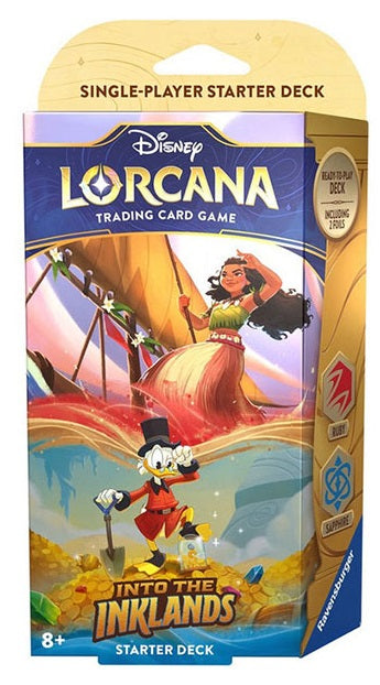 Lorcana - Into the Inkland Starter deck - Ruby/Sapphire | Cards and Coasters CA