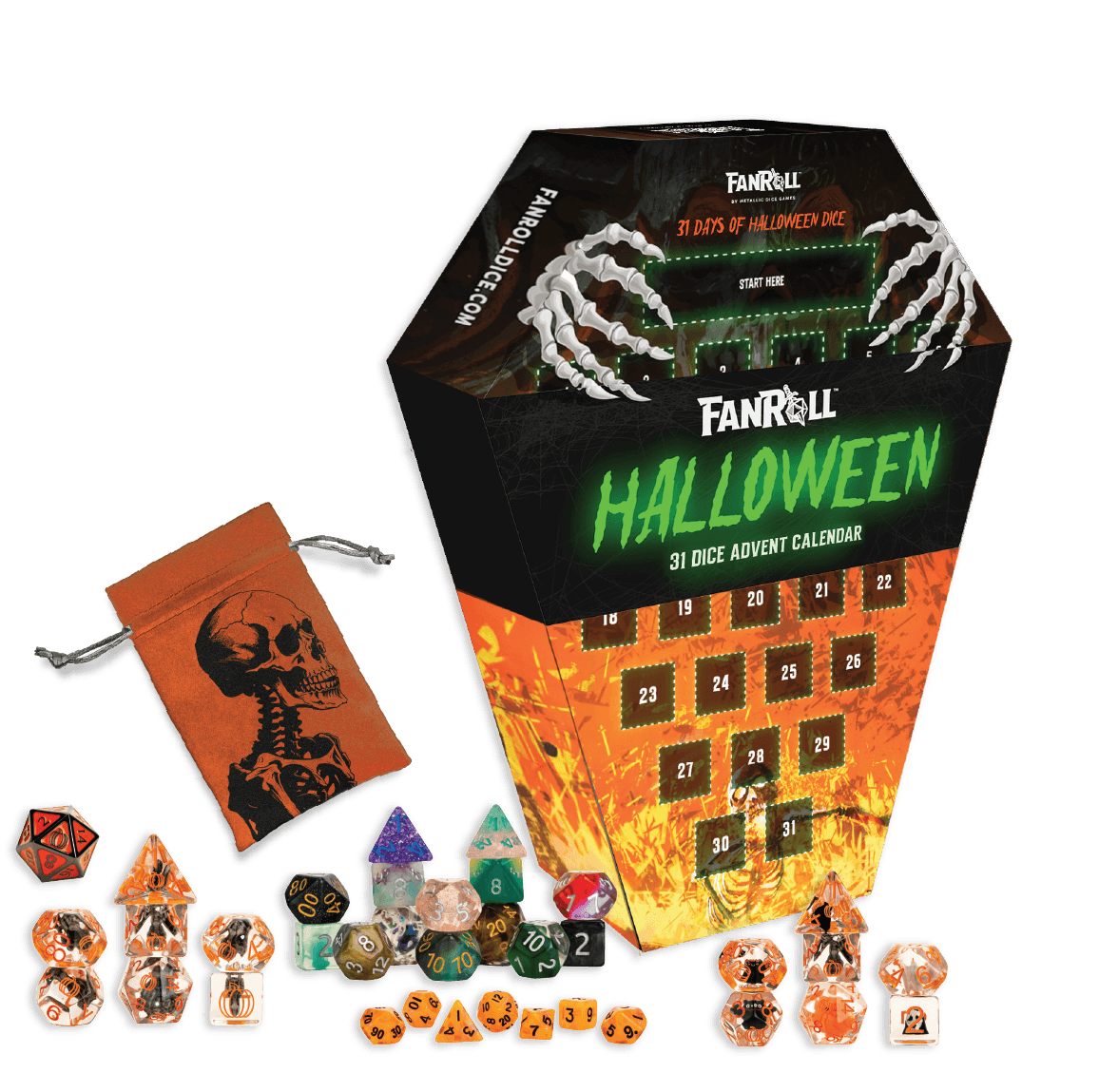 FanRoll: Halloween Advent Calendar 2025 | Cards and Coasters CA