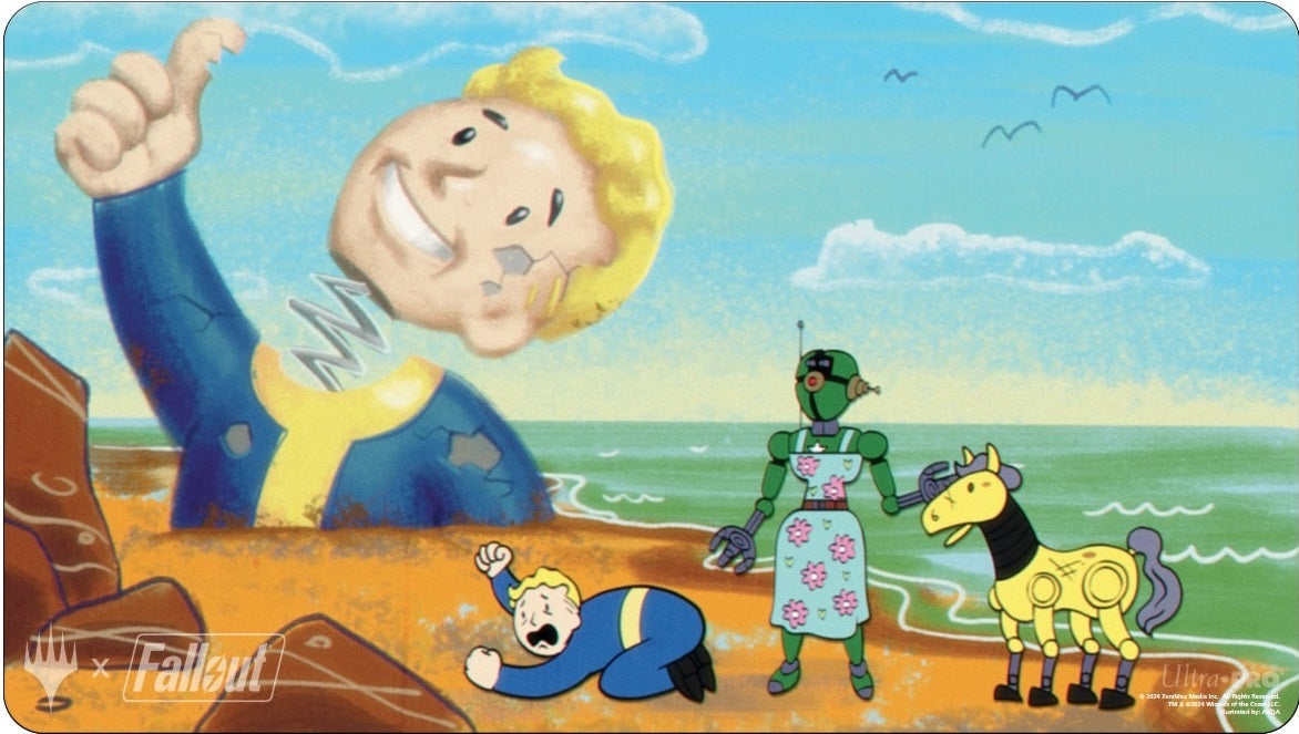 Playmat MTG: Fallout: Ravages of War | Cards and Coasters CA