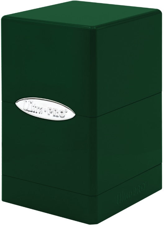 Emerald Green Satin Tower hi-gloss | Cards and Coasters CA