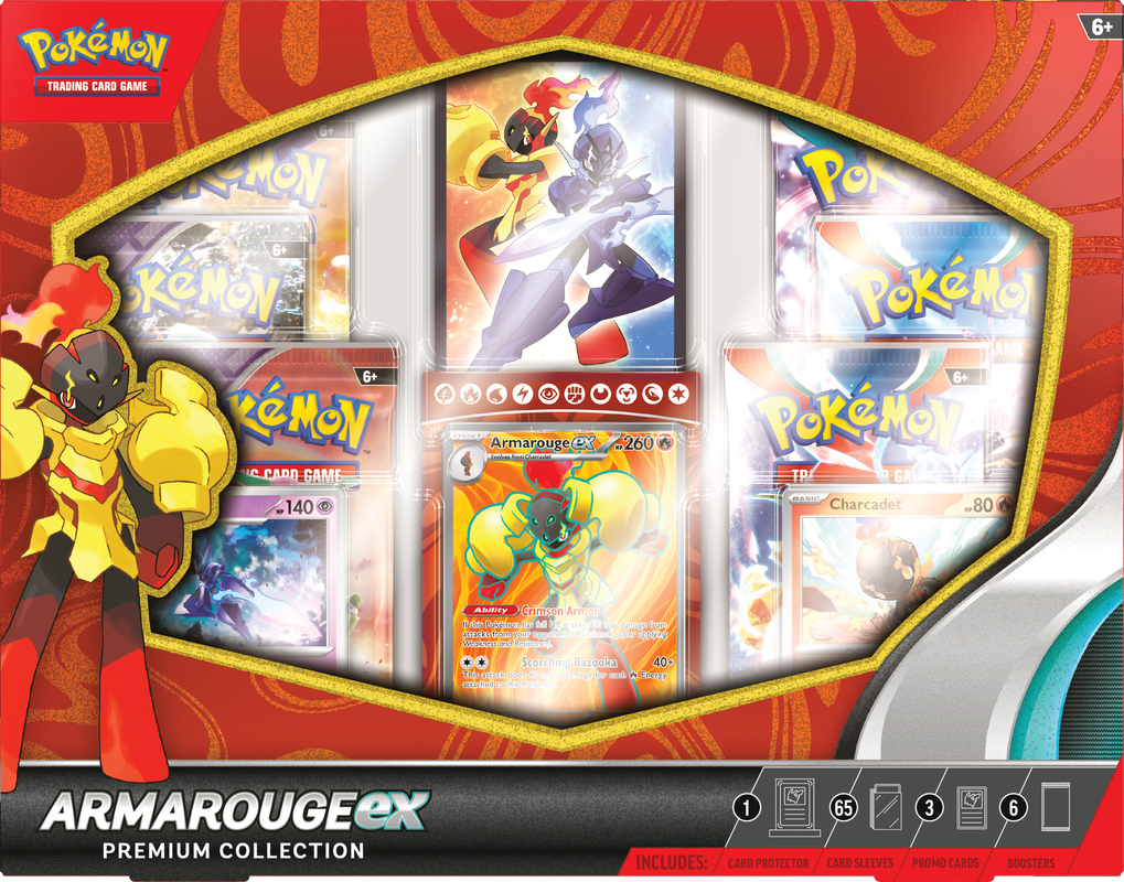 Pokémon: Premium Collection: Armarouge EX | Cards and Coasters CA