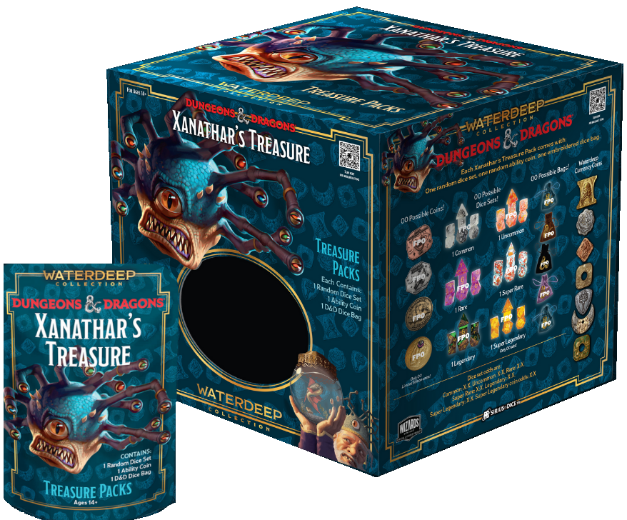 Dungeons and Dragons:  Xanarthra's Treasure Edition | Cards and Coasters CA