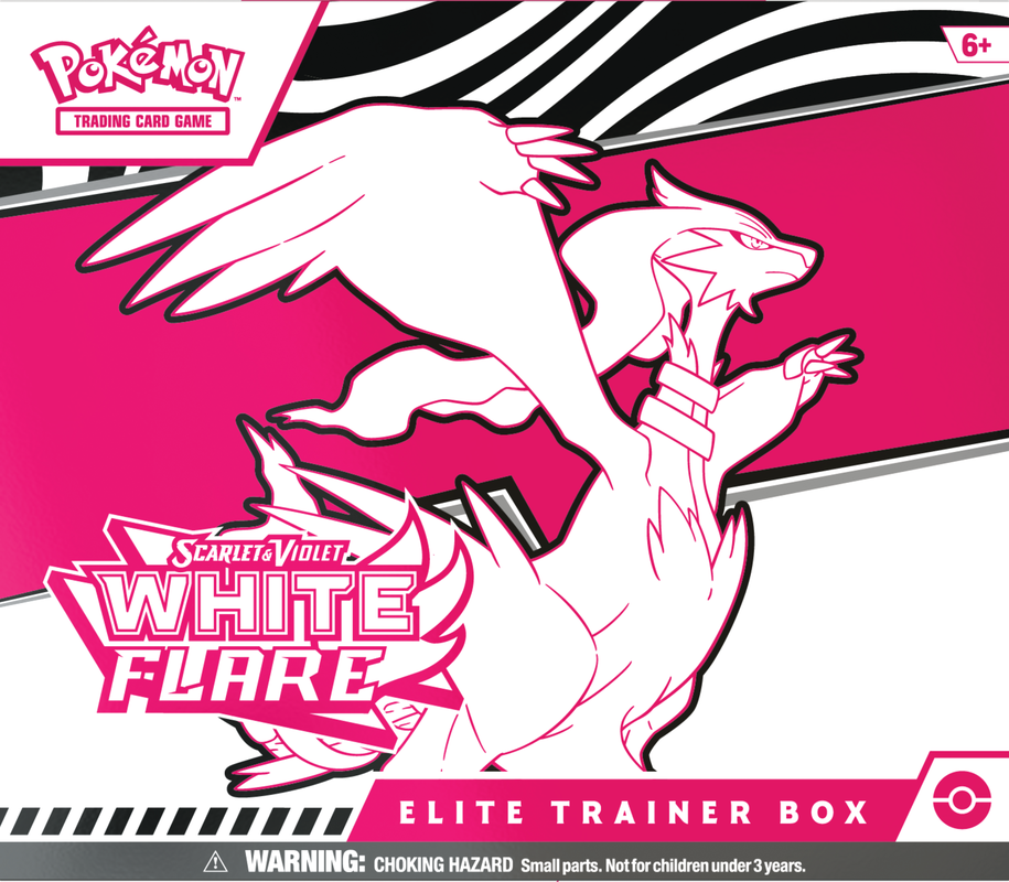 Pokémon: Scarlet & Violet - White Flare Elite Trainer Box | Cards and Coasters CA