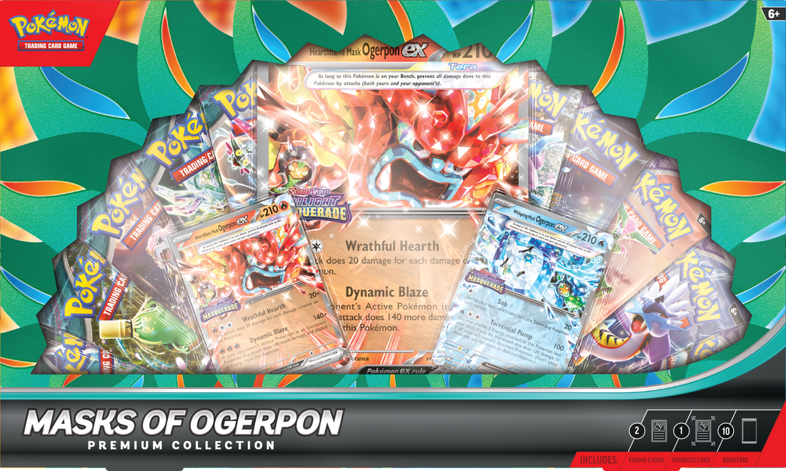 Pokémon: Scarlet & Violet - Mask of Ogeron Premium Collection | Cards and Coasters CA