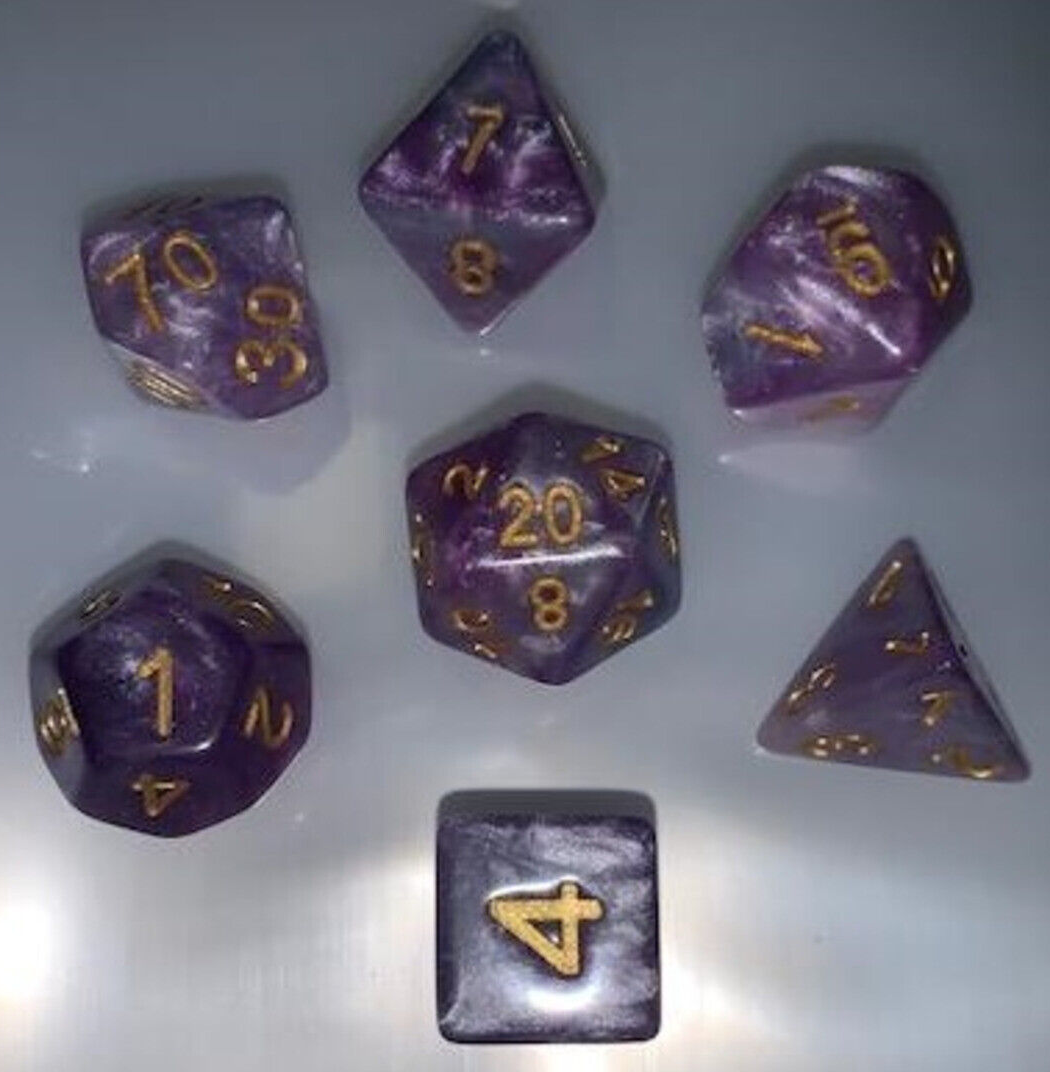 FanRoll Dice: Set Lavender | Cards and Coasters CA
