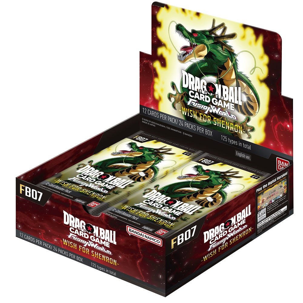 Dragon Ball Fusion World - FB07 - Wish For Shenron Booster Box | Cards and Coasters CA