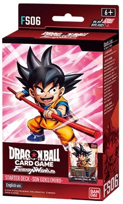 Dragon Ball Fusion World - Starter Deck - FS06 Son Goku (Mini) | Cards and Coasters CA