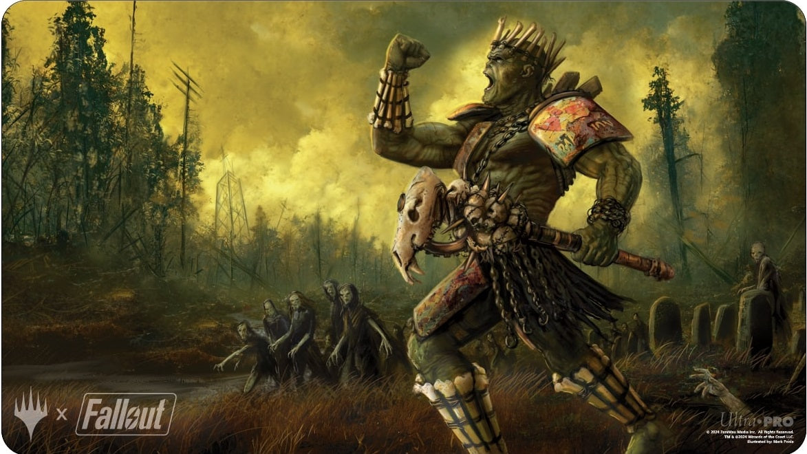 Playmat MTG: Fallout: West Tek Tyrant | Cards and Coasters CA