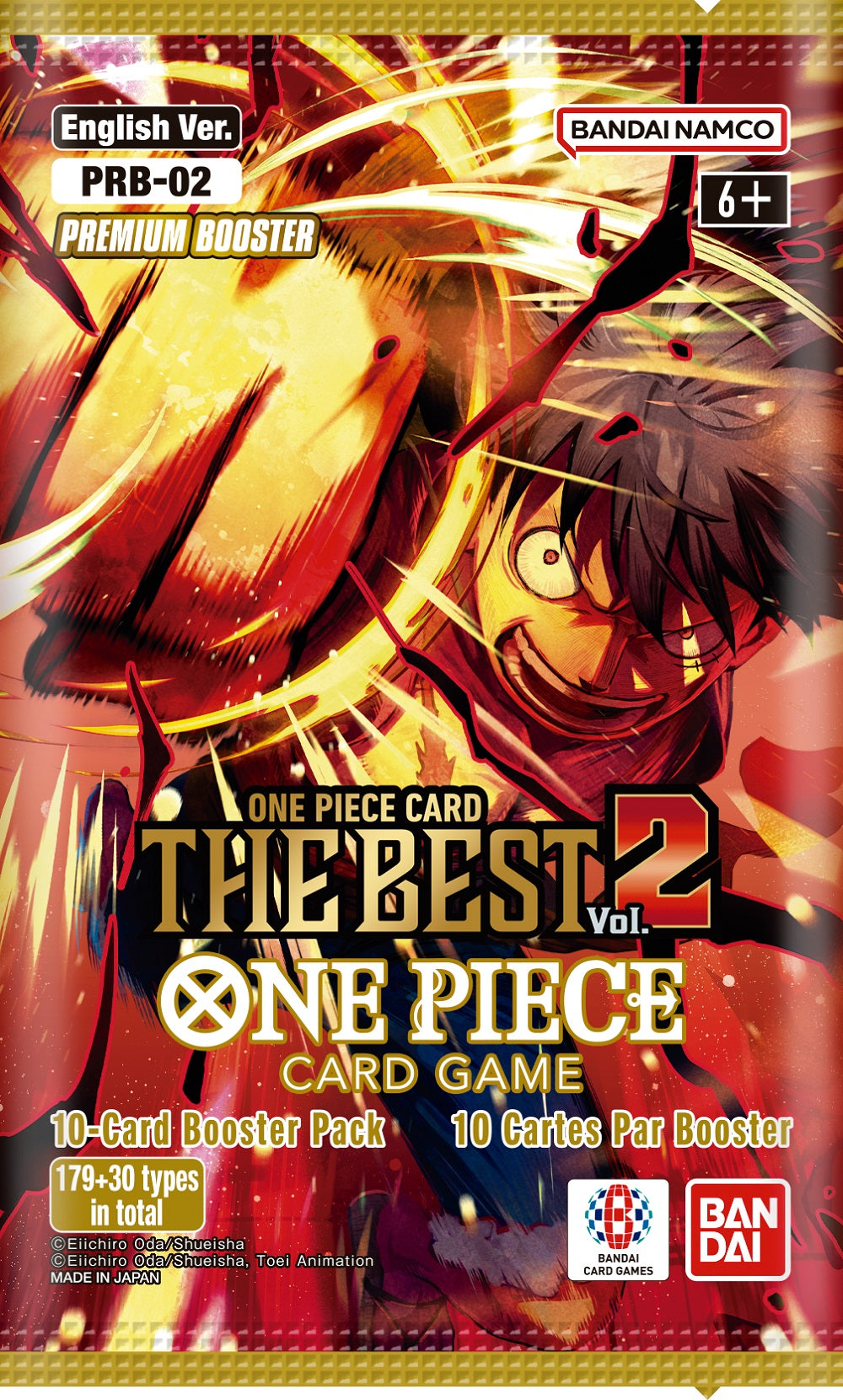 One Piece -The Best Vol.2 Bootster Pack | Cards and Coasters CA