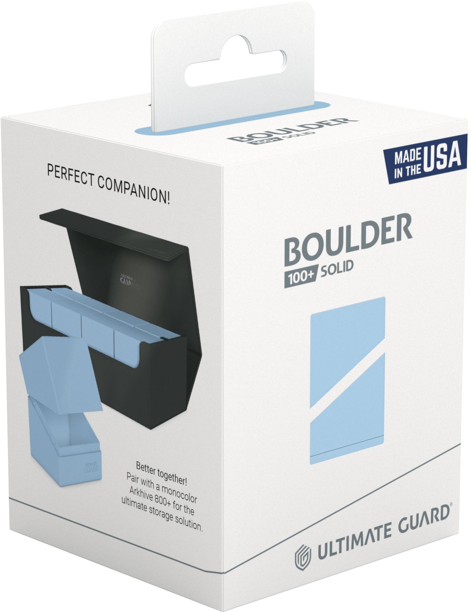 Ultimate Guard Deck Box: Boulder Baby Blue | Cards and Coasters CA