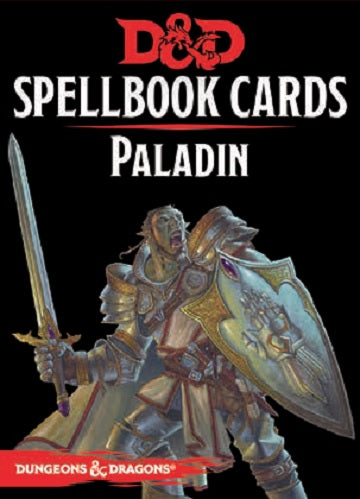 D&D Spellbook Cards Paladin | Cards and Coasters CA