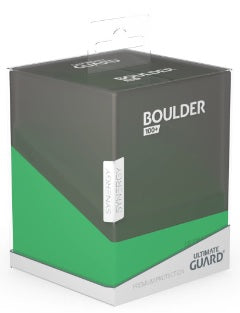 Ultimate Guard Deck Box: Boulder 100+ Synergy Green/Black | Cards and Coasters CA