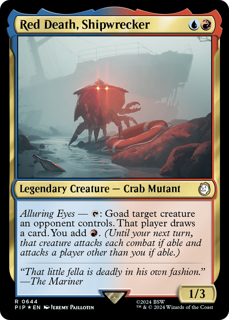 Red Death, Shipwrecker (Surge Foil) [Fallout] | Cards and Coasters CA