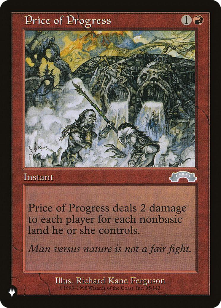 Price of Progress (EXO) [The List Reprints] | Cards and Coasters CA