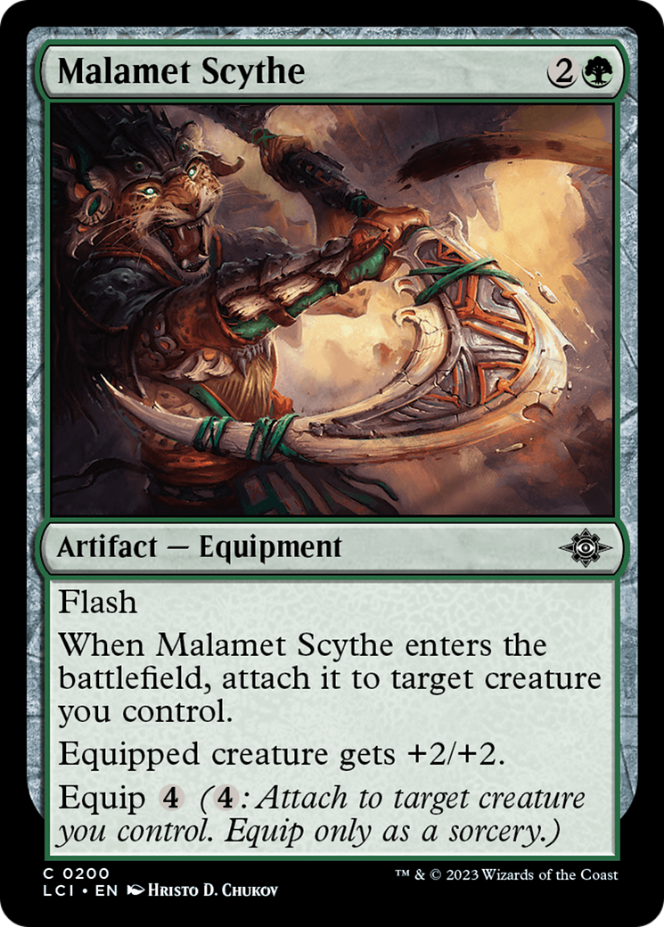 Malamet Scythe [The Lost Caverns of Ixalan] | Cards and Coasters CA