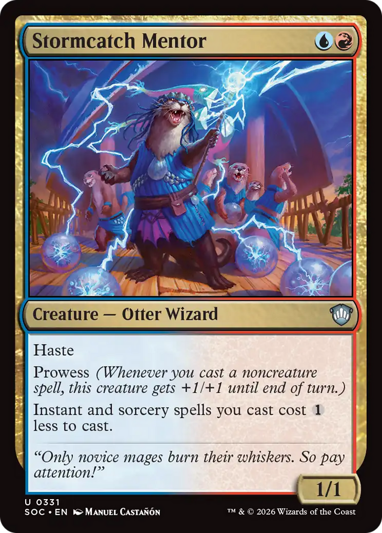 Stormcatch Mentor [Secrets of Strixhaven Commander] | Cards and Coasters CA