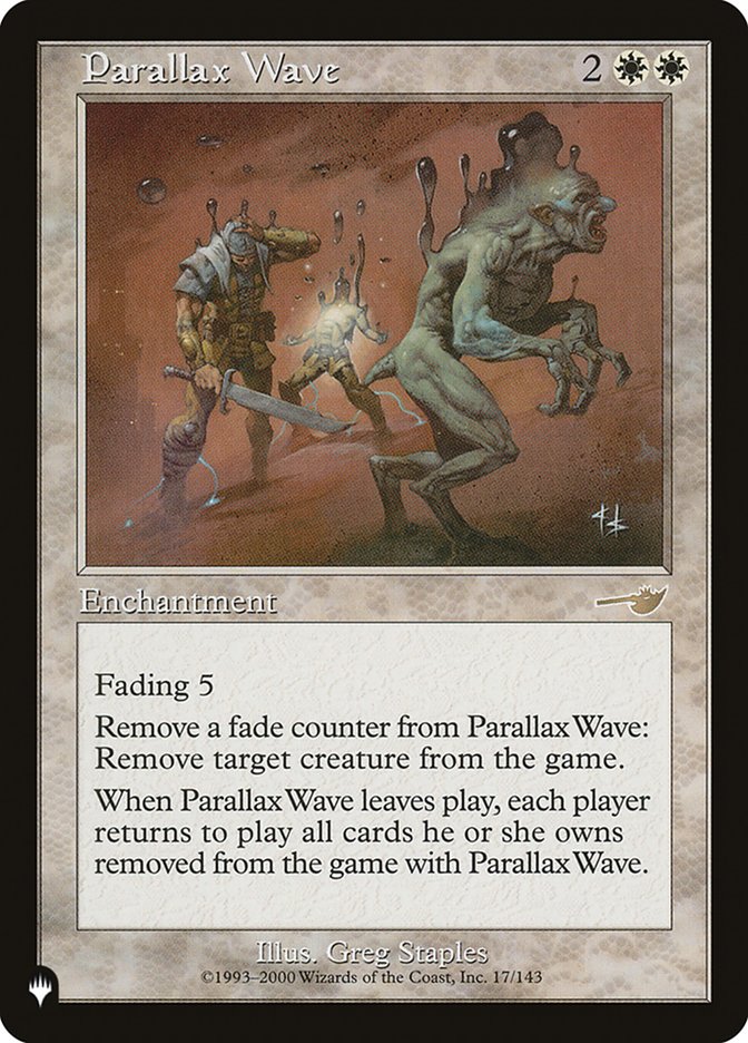 Parallax Wave [The List] | Cards and Coasters CA