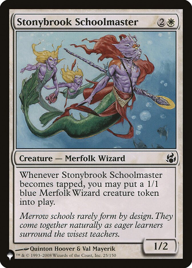 Stonybrook Schoolmaster [The List] | Cards and Coasters CA