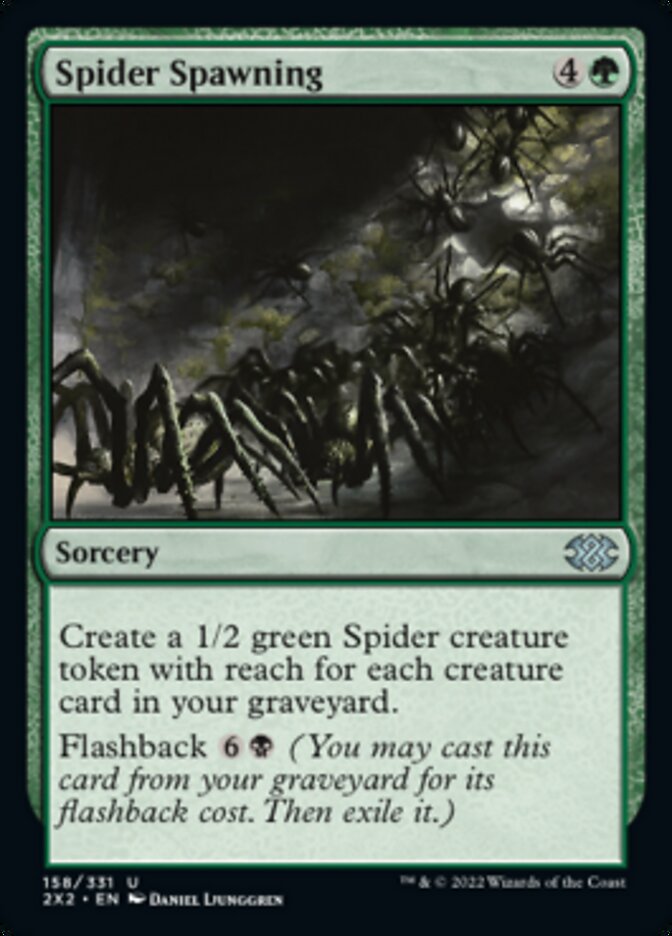 Spider Spawning [Double Masters 2022] | Cards and Coasters CA