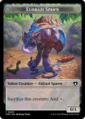 Eldrazi Spawn // Construct (0042) Double-Sided Token [Commander Masters Tokens] | Cards and Coasters CA