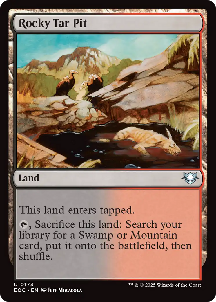 Rocky Tar Pit [Edge of Eternities Commander] | Cards and Coasters CA