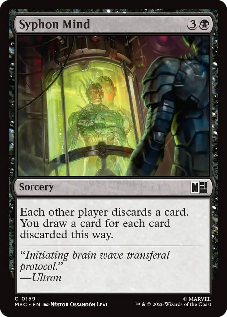 Syphon Mind (Surge Foil) [Marvel Super Heroes Commander] | Cards and Coasters CA