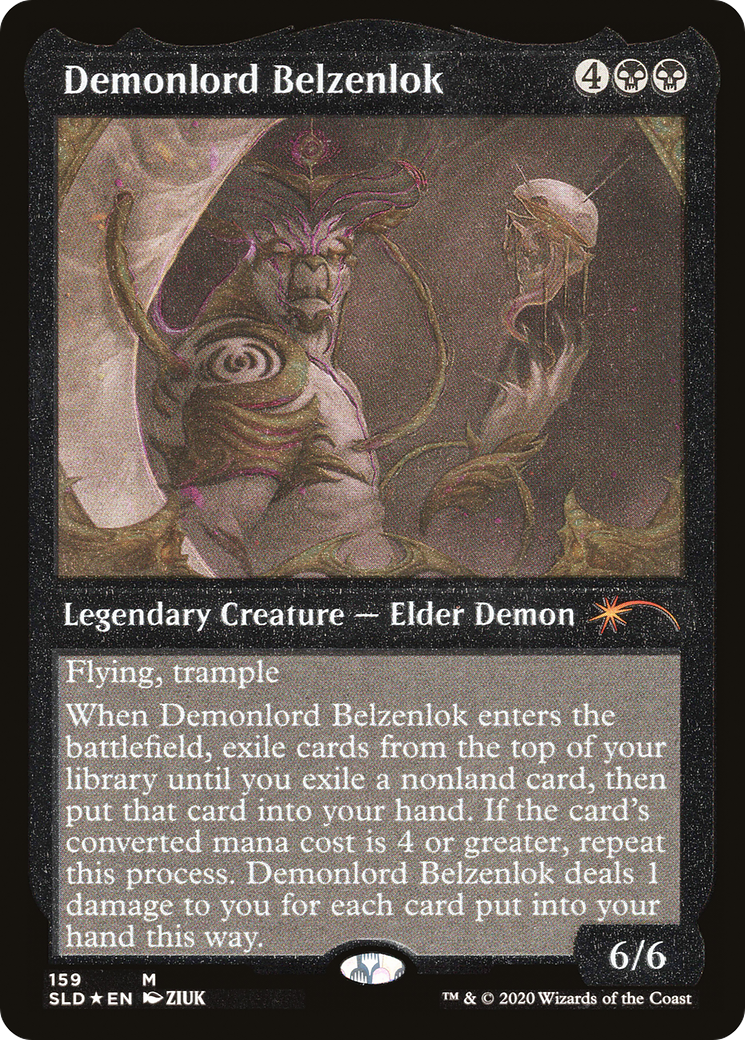 Demonlord Belzenlok (Foil Etched) [Secret Lair Drop Series] | Cards and Coasters CA