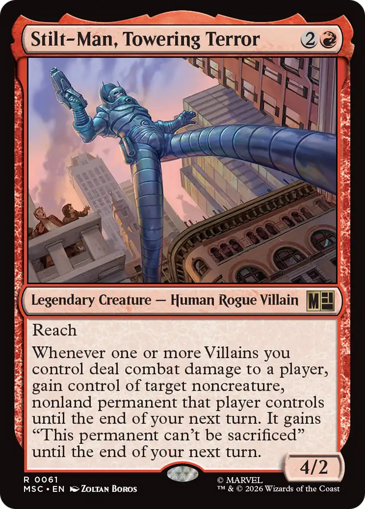 Stilt-Man, Towering Terror [Marvel Super Heroes Commander] | Cards and Coasters CA
