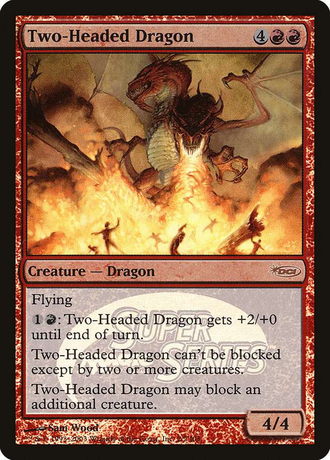 Two-Headed Dragon [Junior Super Series] | Cards and Coasters CA