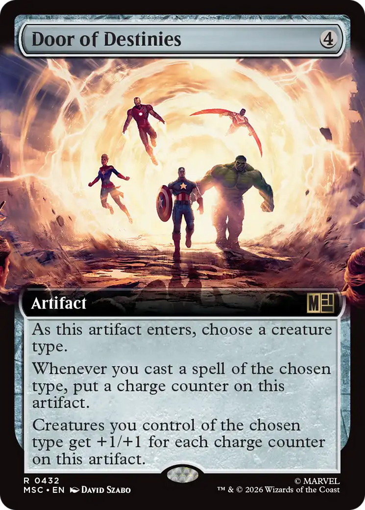 Door of Destinies (Extended Art) [Marvel Super Heroes Commander] | Cards and Coasters CA