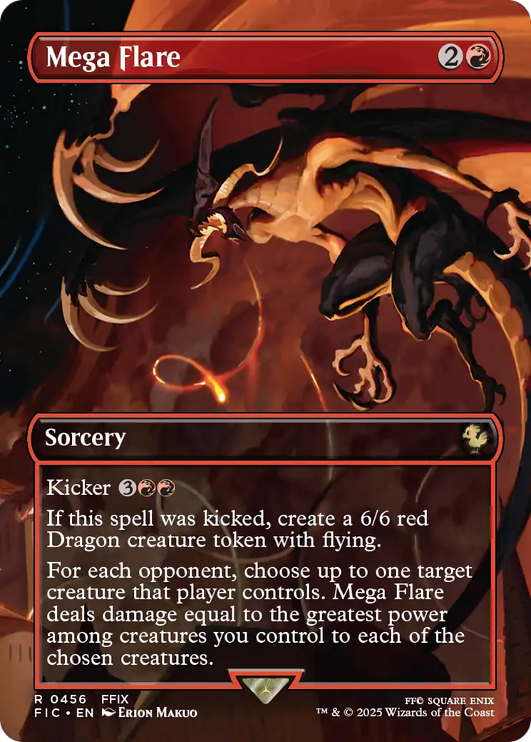 Mega Flare (Borderless) [FINAL FANTASY Commander] | Cards and Coasters CA