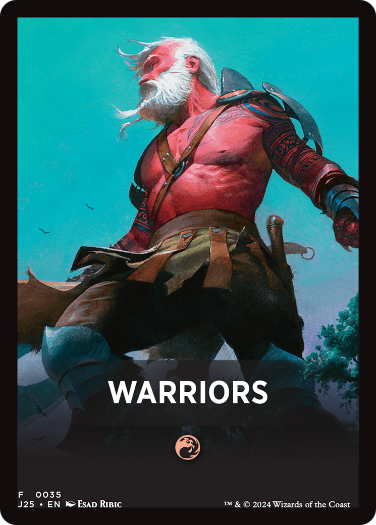 Warriors Theme Card [Foundations Jumpstart Front Cards] | Cards and Coasters CA