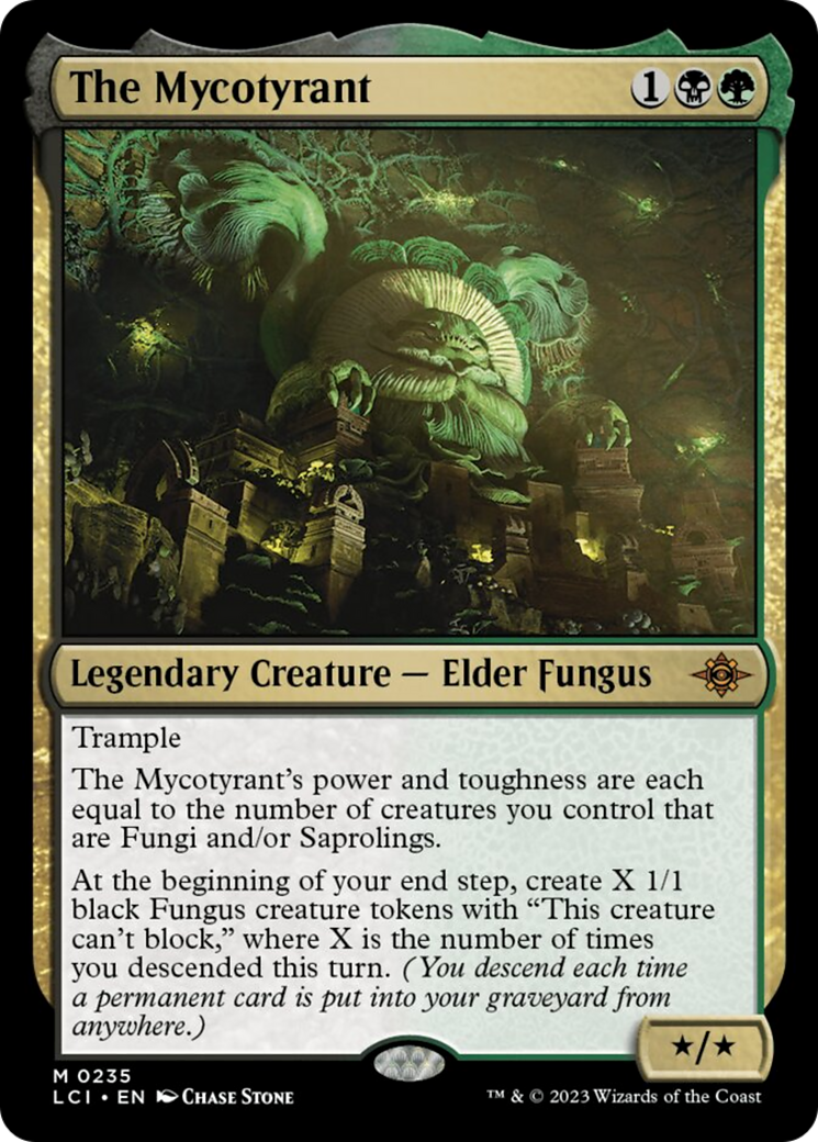 The Mycotyrant [The Lost Caverns of Ixalan] | Cards and Coasters CA