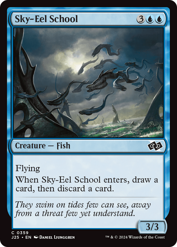 Sky-Eel School [Foundations Jumpstart] | Cards and Coasters CA