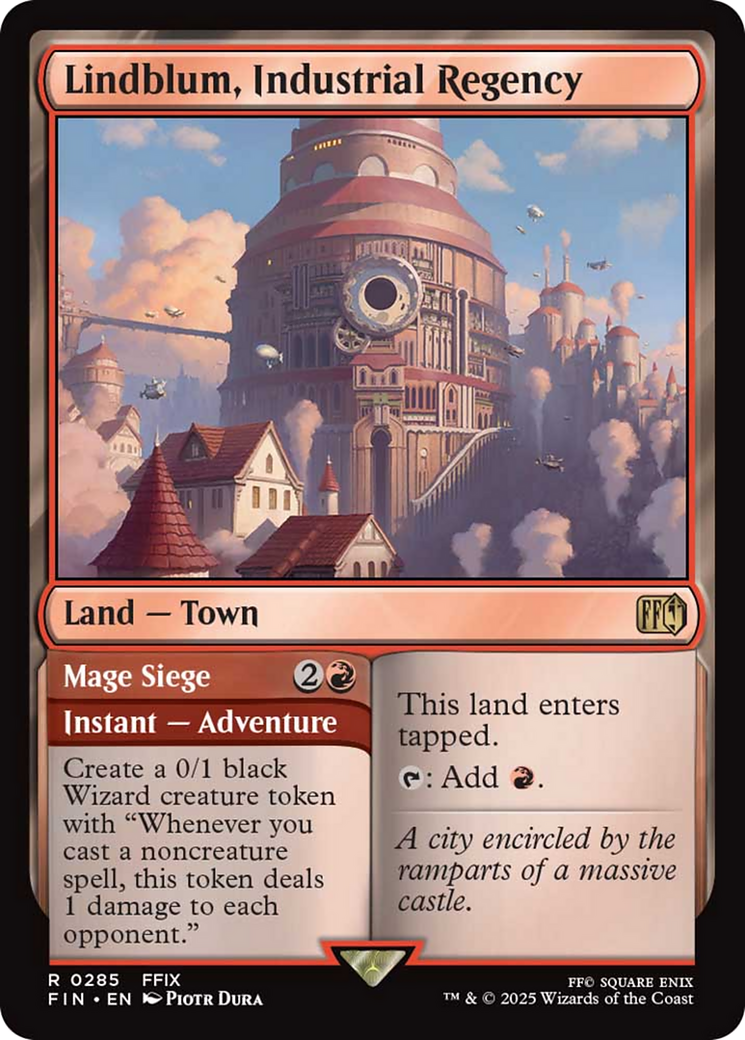 Lindblum, Industrial Regency [FINAL FANTASY] | Cards and Coasters CA