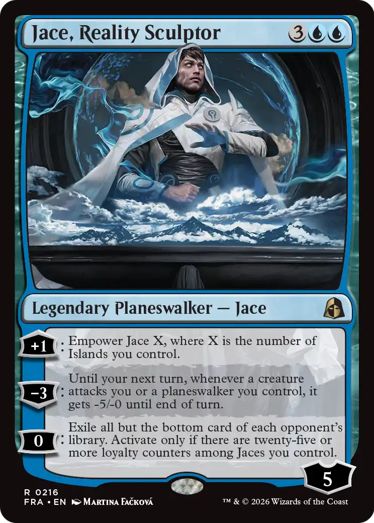 Jace, Reality Sculptor [Reality Fracture] | Cards and Coasters CA