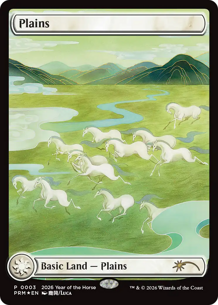 Plains (Year of the Horse 2026) [Standard Showdown Promos] | Cards and Coasters CA