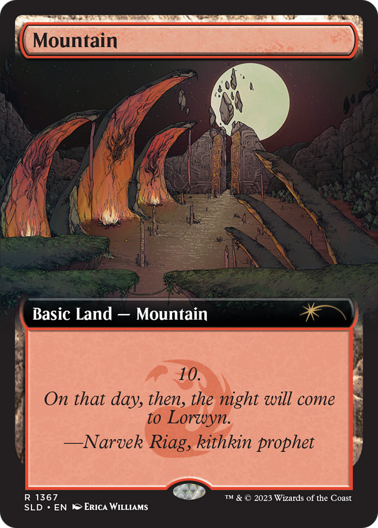 Mountain (1367) [Secret Lair Drop Series] | Cards and Coasters CA