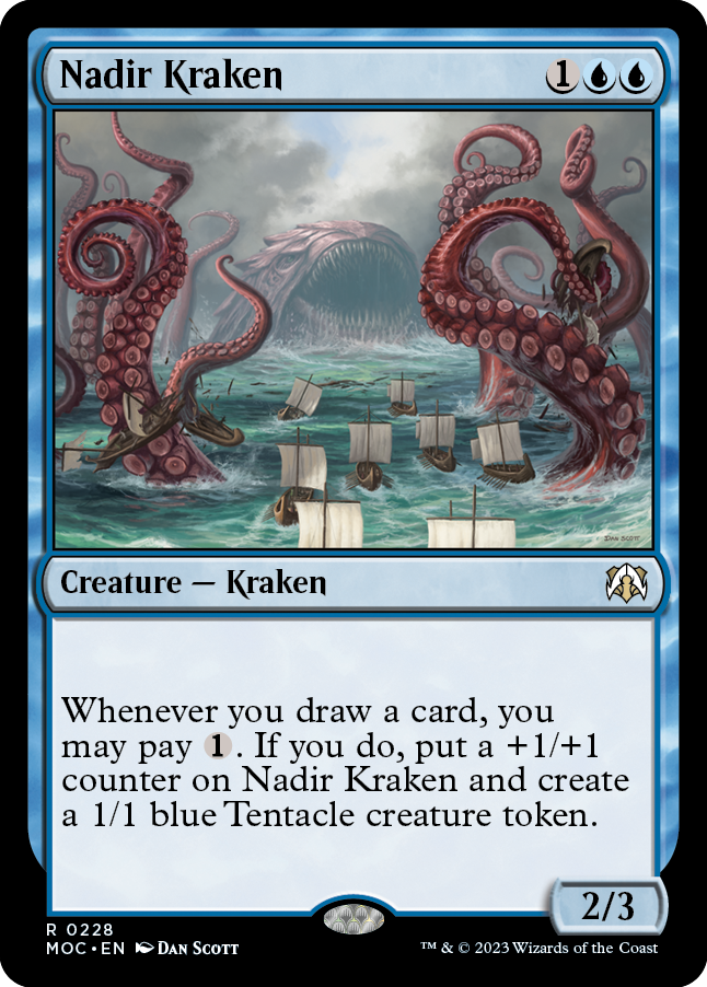 Nadir Kraken [March of the Machine Commander] | Cards and Coasters CA