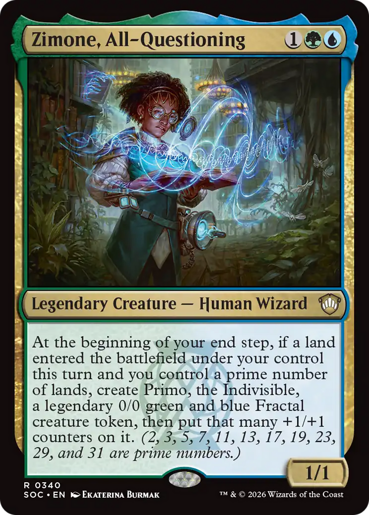 Zimone, All-Questioning [Secrets of Strixhaven Commander] | Cards and Coasters CA