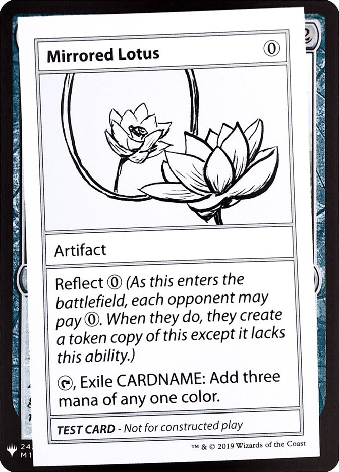 Mirrored Lotus [Mystery Booster Playtest Cards] | Cards and Coasters CA