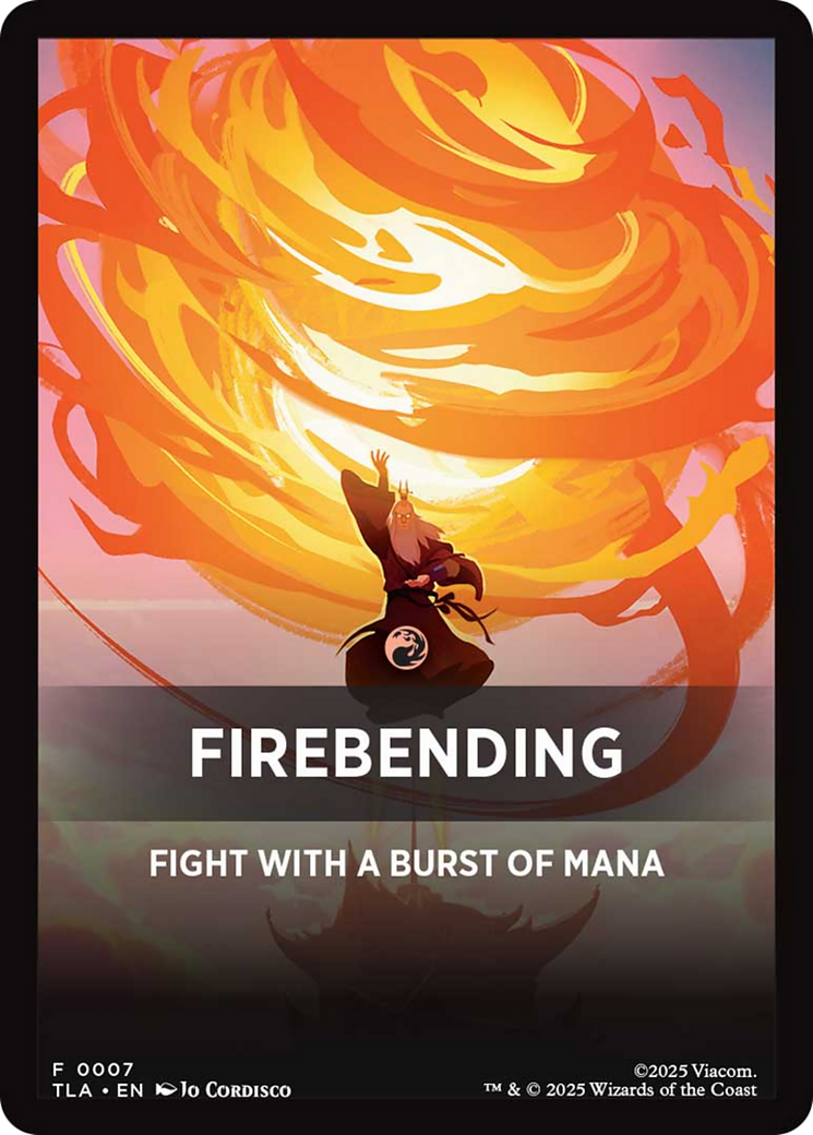 Firebending Theme Card [Avatar: The Last Airbender] | Cards and Coasters CA