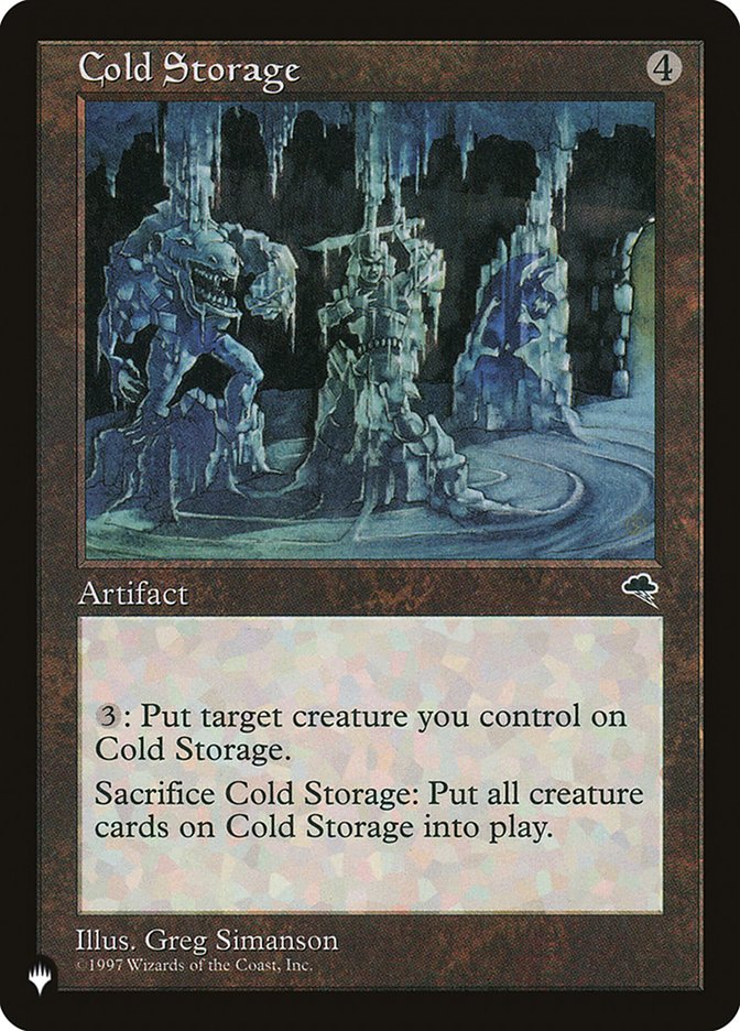 Cold Storage [The List] | Cards and Coasters CA