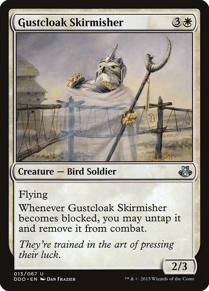 Gustcloak Skirmisher [Duel Decks: Elspeth vs. Kiora] | Cards and Coasters CA