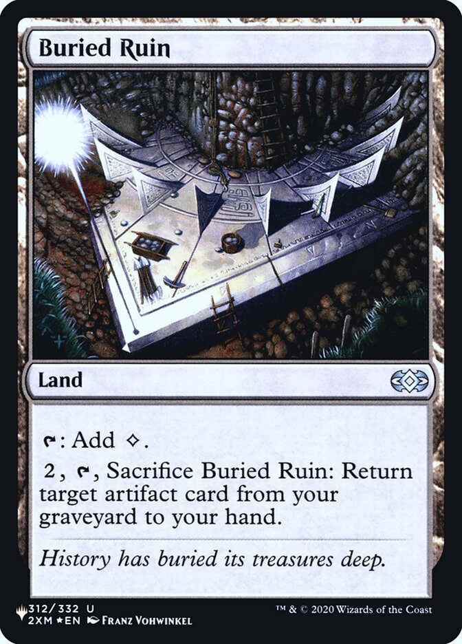 Buried Ruin [Secret Lair: Heads I Win, Tails You Lose] | Cards and Coasters CA